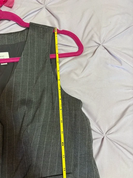 A NEW DAY pinstripe corporate chic vest - Picture 11 of 12